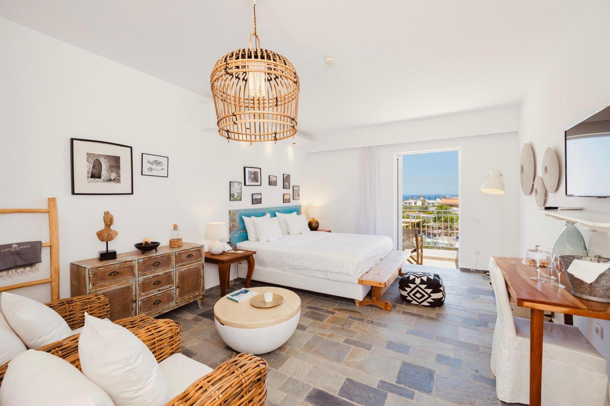 Deluxe Doppel-/Zweibettzimmer mit Meerblick